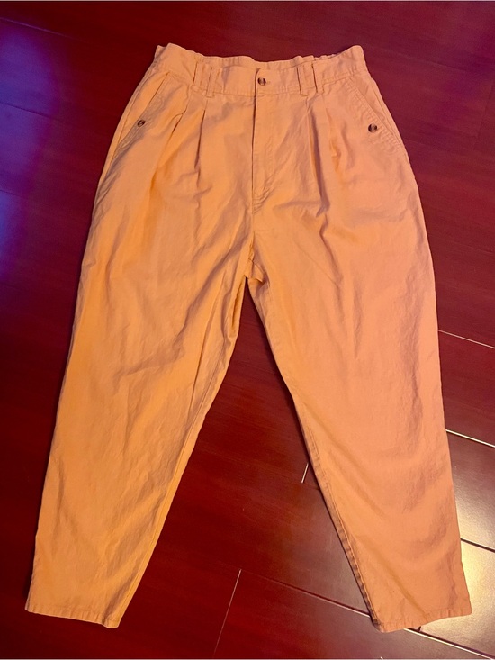 NOK NOK Pants - VNTG 80’s Style Women’s Casual High Waisted Peach Chino Pants